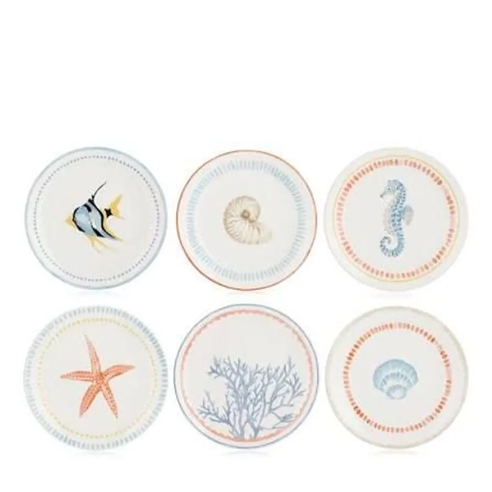 GARDEN STORIES X ANOUSKA SET OF 6 REE DINING PLATES