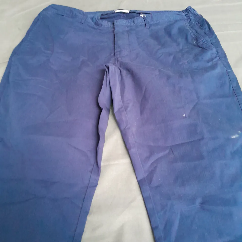 MR MARVIS BLUE SMART TROUSERS - W38 L30