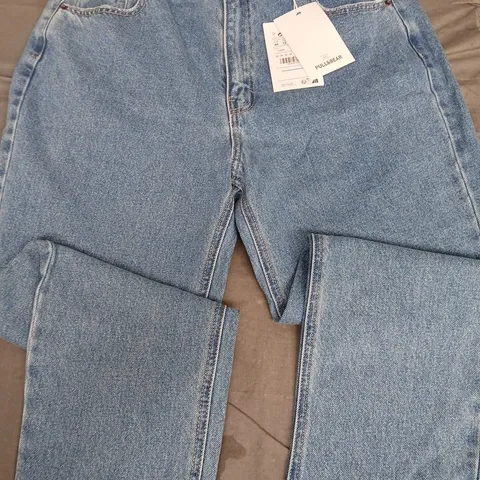 PULL & BEAR MOM PETITE HIGH RISE JEANS - EUR 44