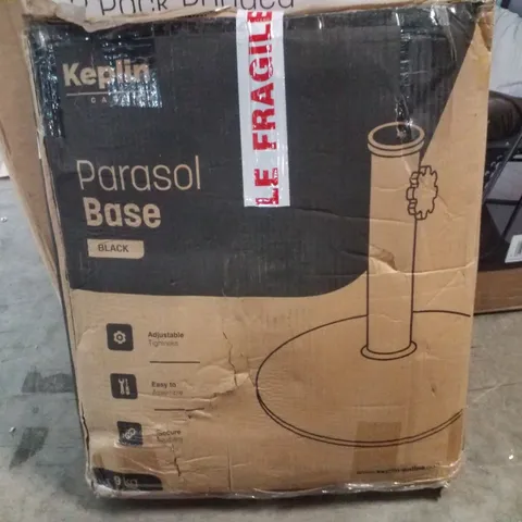BOXED KEPLIN PARASOL BASE - BLACK 9KG