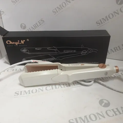 CKEYIN HAIR STRAIGHTENER WHITE AND GOLD