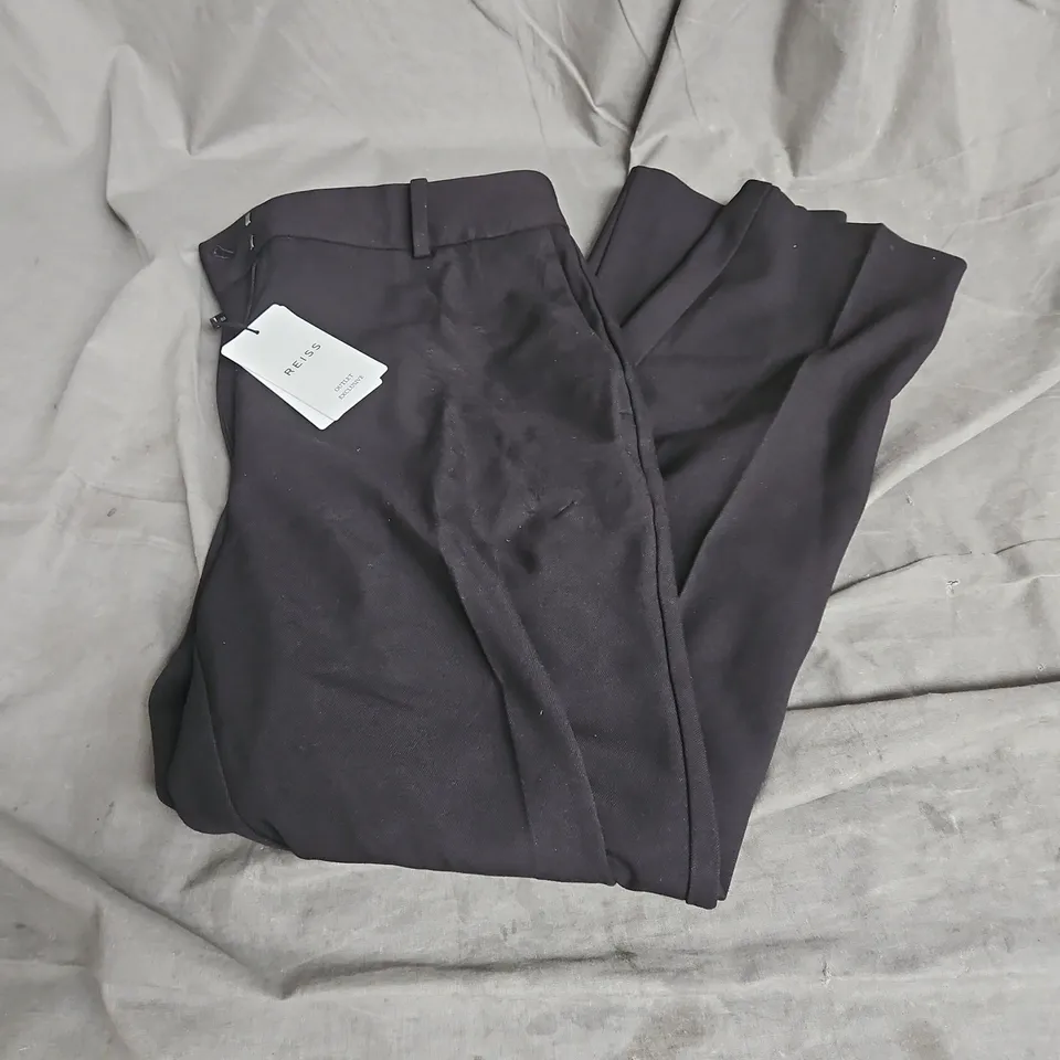 REISS JESS SLIM CAASUAL TROUSERS IN BLACK SIZE 12