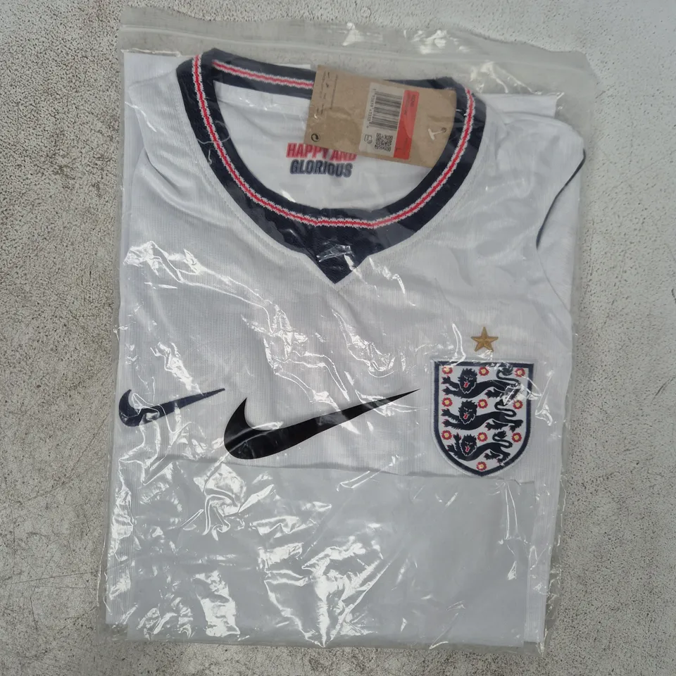 BAGGED NIKE ENGLAND FOOTBALL HOME JERSEY SIZE LARGE