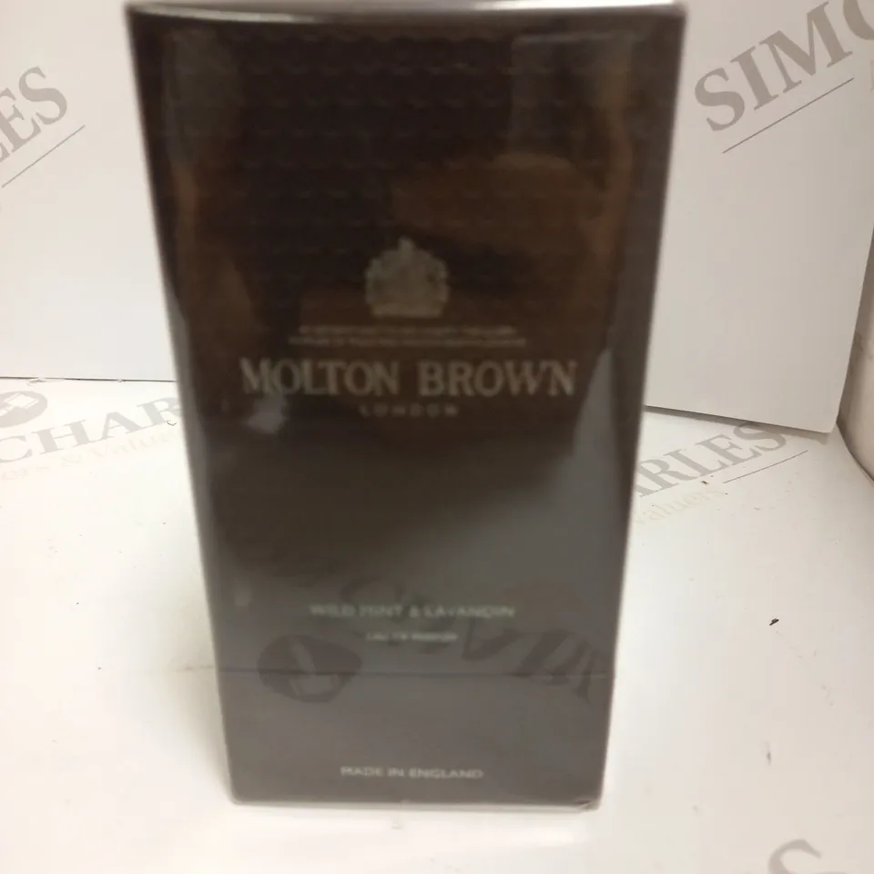 BOXED AND SEALED MOLTON BROWN LONDON WILD MINT AND LAVANDIN EAU DE PARFUM 100ML