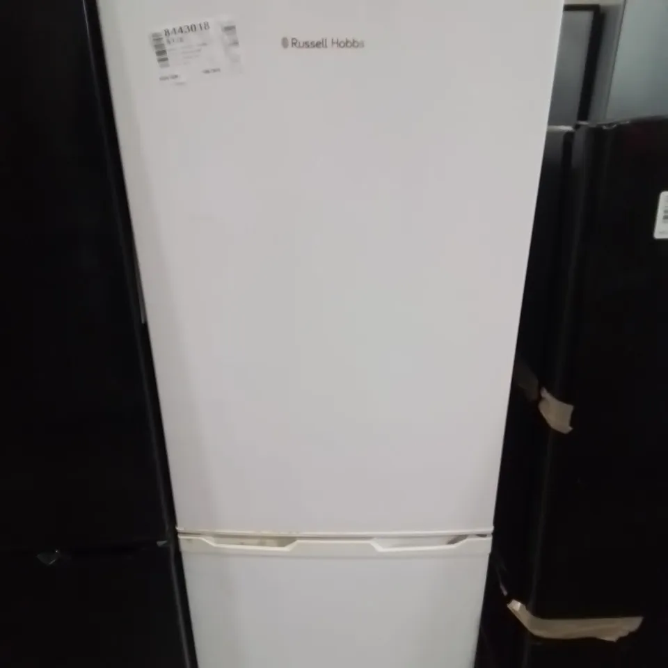 RUSSELL HOBBS LOW FROST FRIDGE FREEZER, 113L FRIDGE, 61L FREEZER - WHITE (50CM WIDE, 145CM HIGH) - UNPROCESSED RAW RETURN 