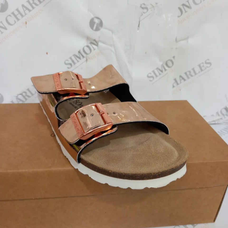 BONOVA ROSE GOLD SANDALS SIZE 7