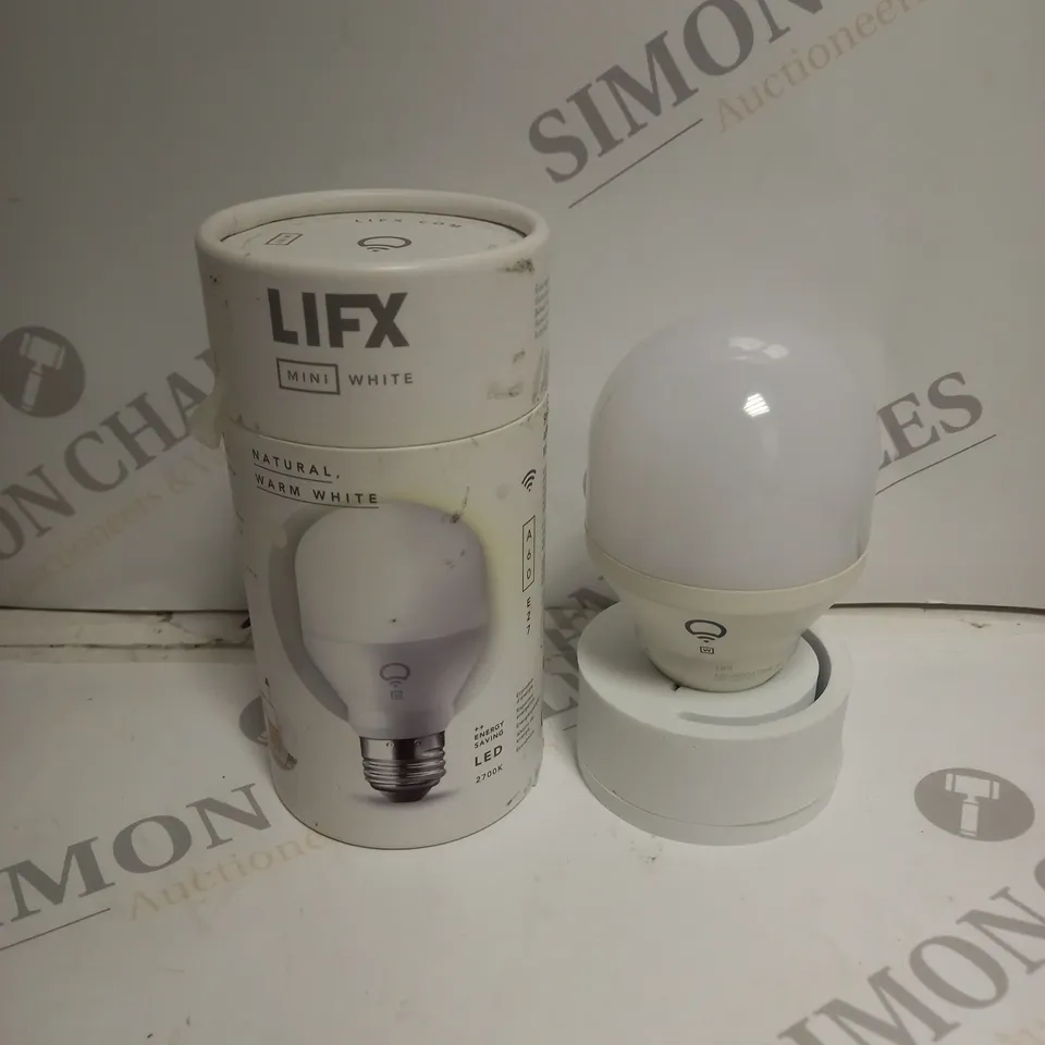 BOXED LIFX MINI WHITE NATURAL WARM WHITE WIFI LIGHT BULB