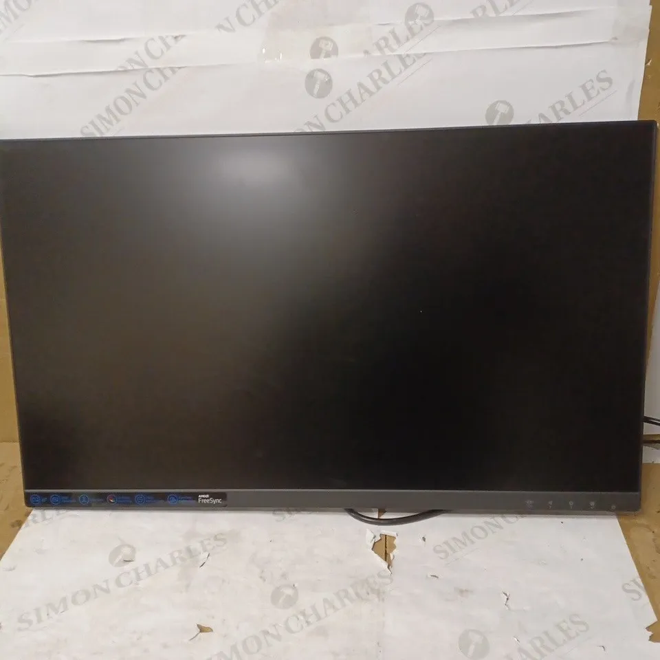 LENOVO Q27Q-1L 27 INCH WIDE QUAD HD (1440P) GAMING MONITOR (IPS PANEL, 75HZ, 4MS), IRON GREY [COLLECTION ONLY]