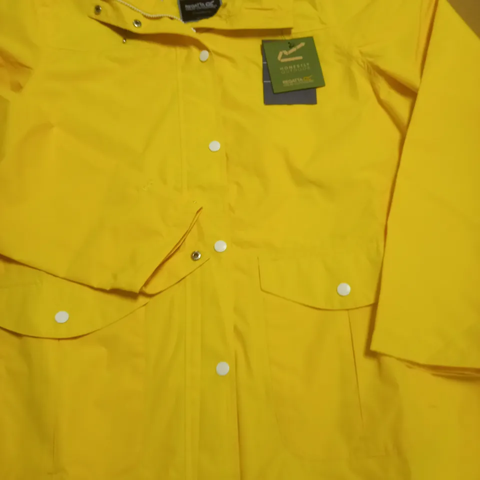 REGATTA BAYARMA LIGHTWEIGHT LADIES JACKET IN YELLOW - SIZE 18