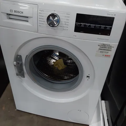 BOSCH SERIES 6 9KG WHITE WASHING MACHINE