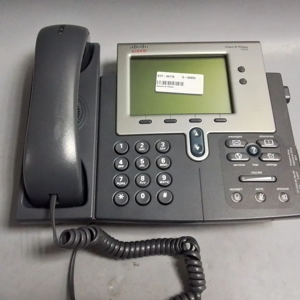 LOT OF 5 UNBOXED CISCO IP PHONE 7942