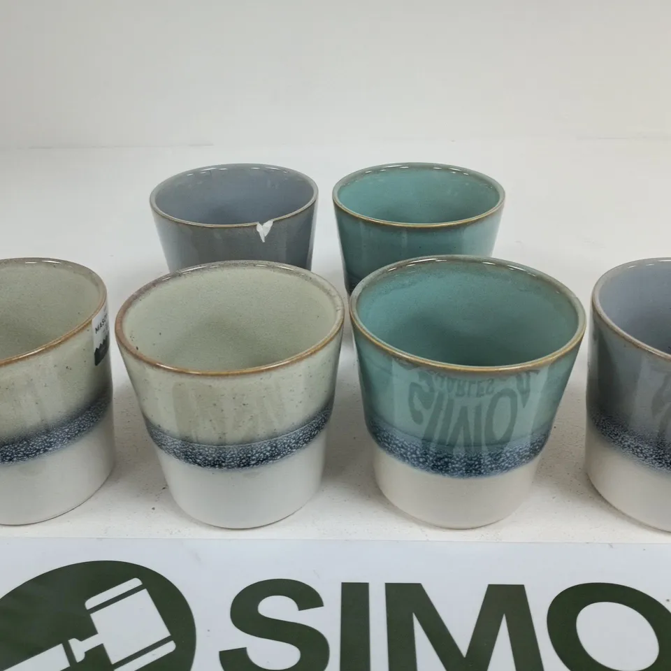 SET OF 6 MASON CASH CERAMIC MUGS