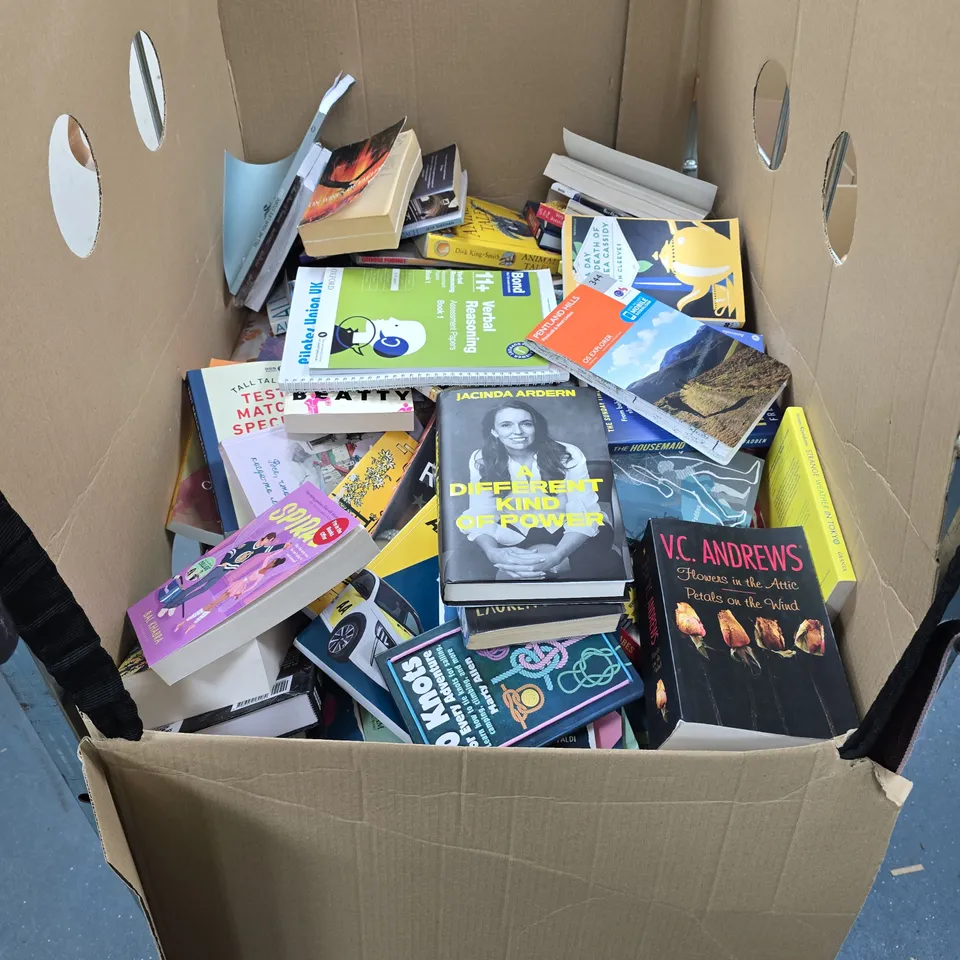 LARGE QUANTITY OF ASSORTED FICTION & NON-FICTION BOOKS - COLLECTION ONLY