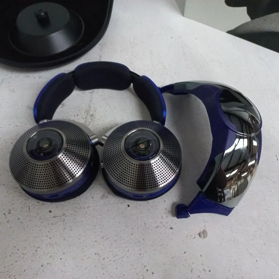 DYSON ZONE HEADPHONES – BLUE/PURPLE, BOXED WITH CASE AND ACCESSORIES