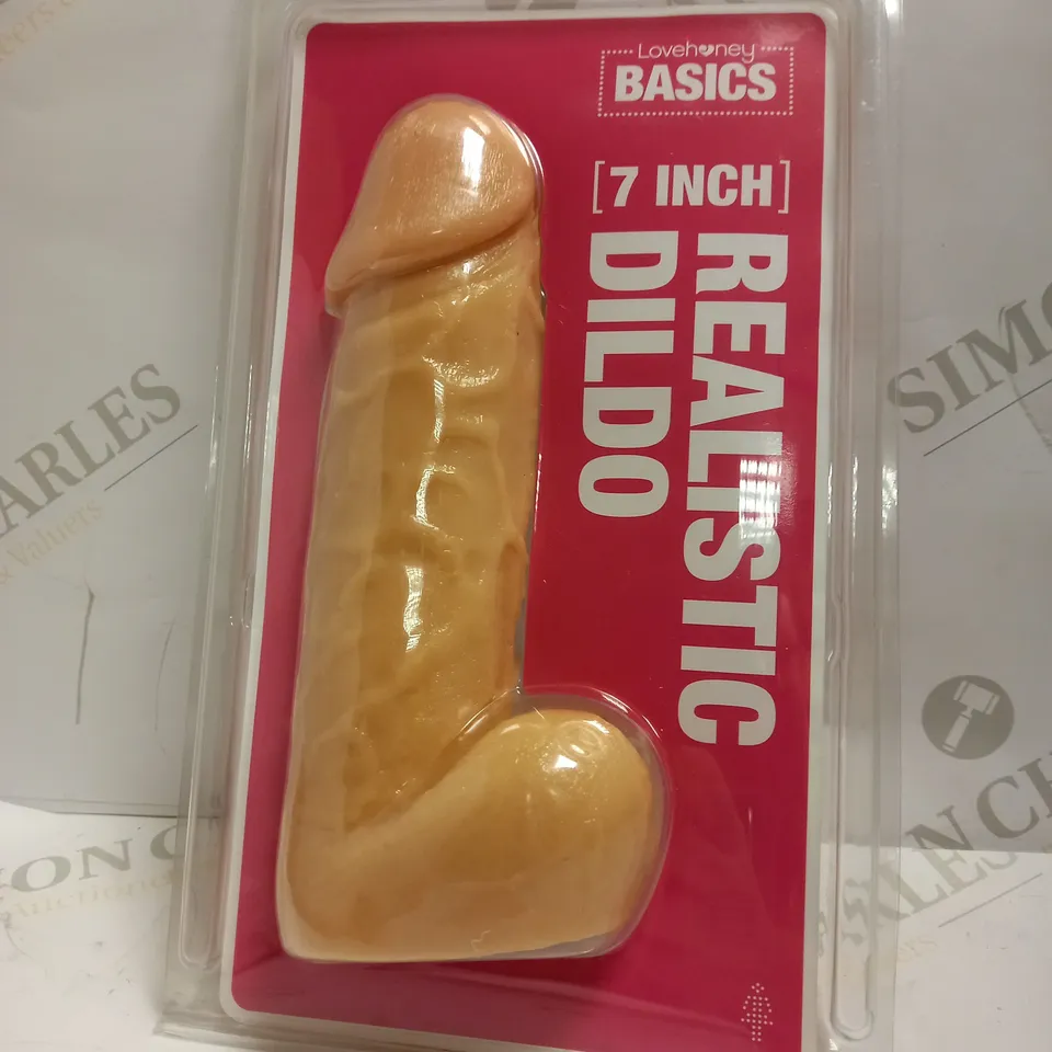 LOVEHONEY BASICS 7" REALISTIC SILICONE DILDO