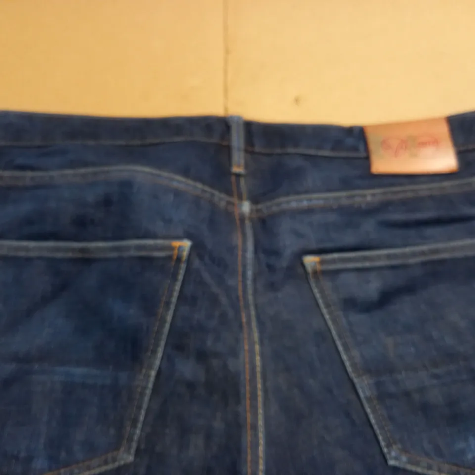HIUT DENIM CO DARK BLUE JEANS - SIZE UNSPECIFIED