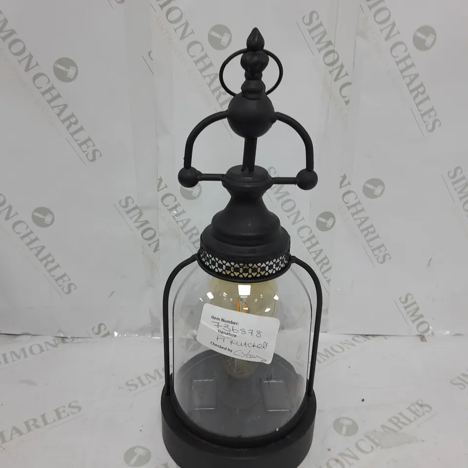 BOXED HANGING LANTERN WITH BULB