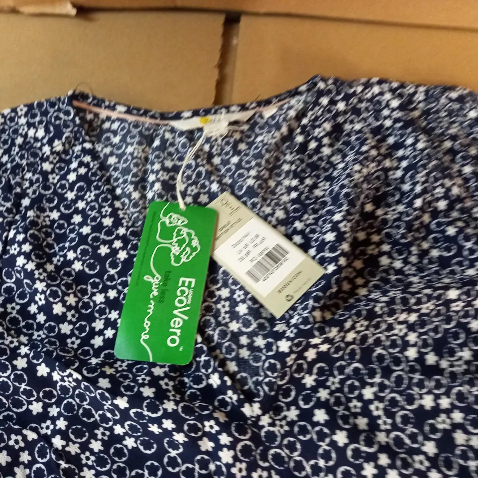 BODEN BLUE LONG SLEEVE DRESS - UK 12R