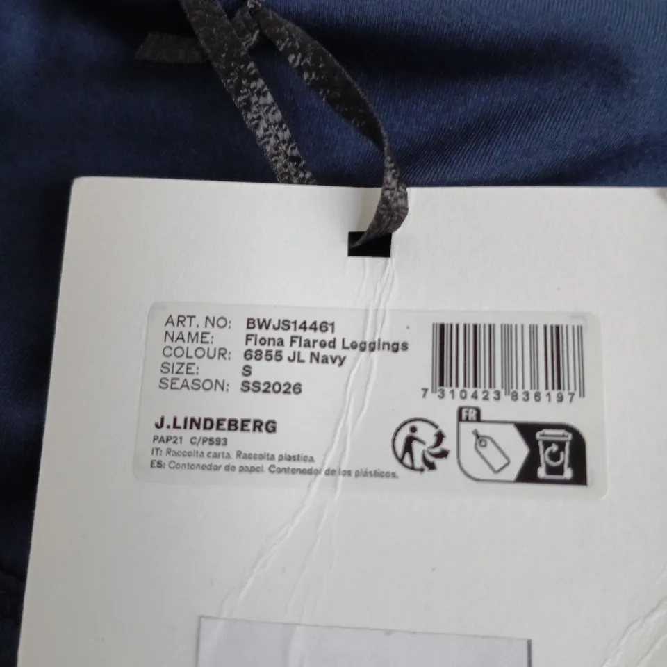J LINDBERG FIONA FLARED LEGGINS NAVY SMALL