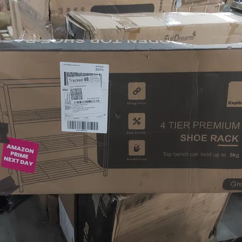 BOXED KEPLIN 4 TIER PREMIUM SHOE RACK