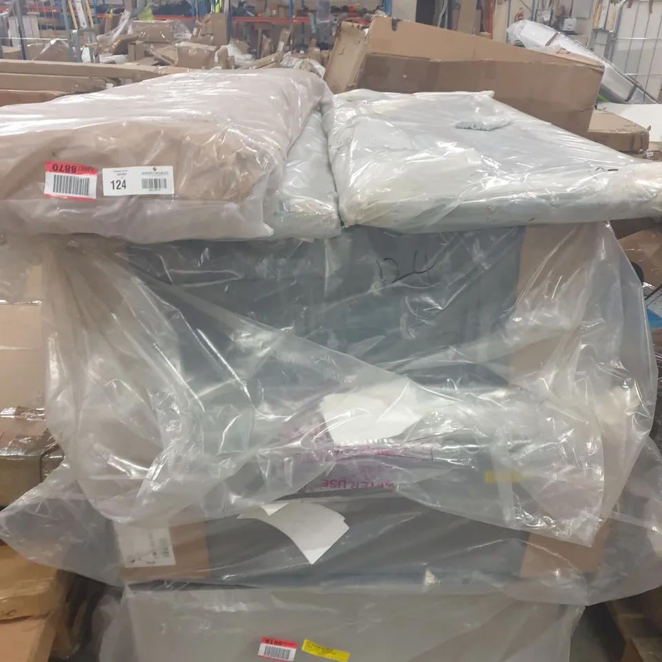 PALLET OF ASSORTED DIVAN BASES & BED PARTS
