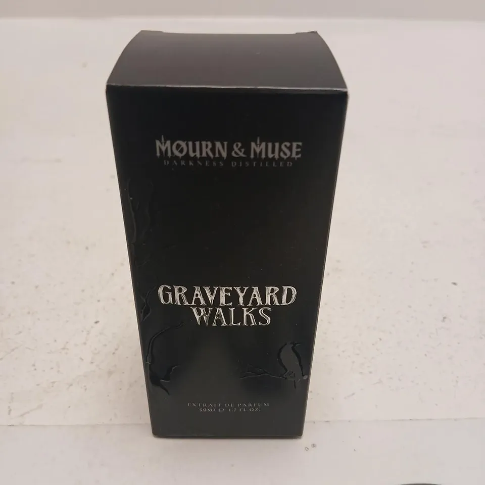 BOXED MOURN AND MUSE GRAVEYARD WALKS EXTRAIT DE PARFUM 50ML