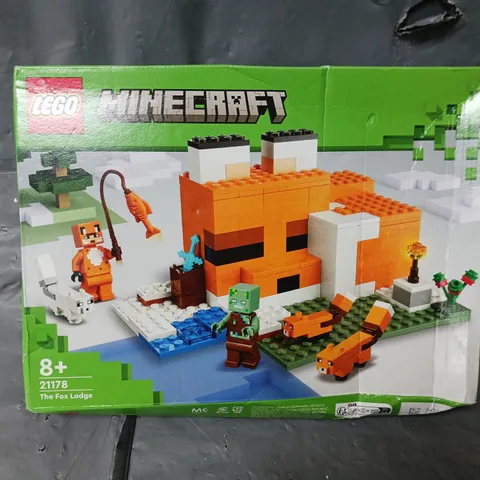 BOXED LEGO MINECRAFT 21178 THE FOX LODGE