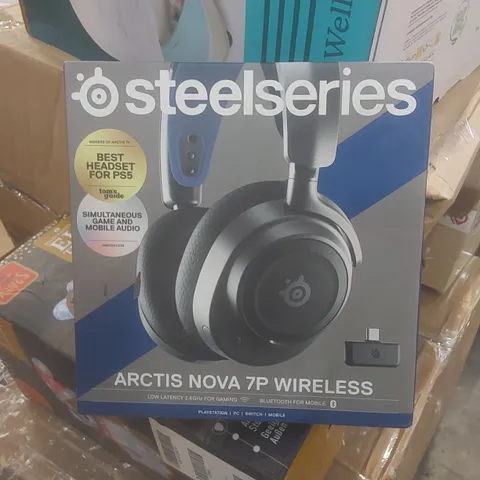 BOXED STEEL SERIES ARCTIS NOVA 7P WIRELESS HEADSET