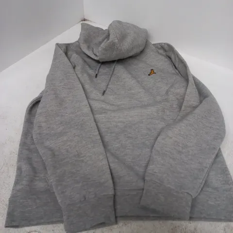 BRAVE SOUL LONDON GREY HOODIE – SIZE L