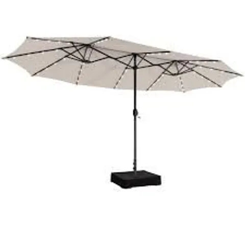 BOXED COSTWAY PARASOL - BEIGE 