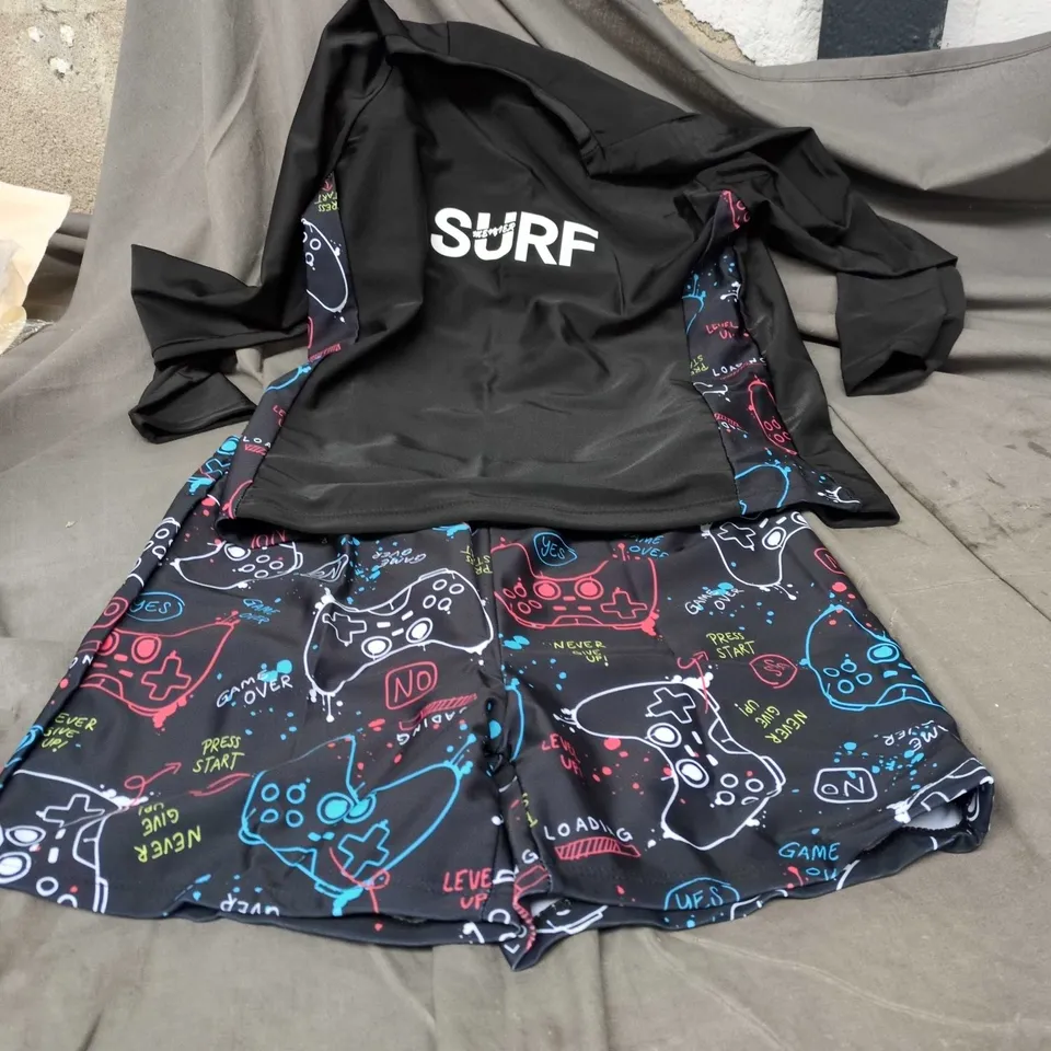 KIDS SWIMMIN SHORTS ANS SHIRT SET 13-14 YEARS
