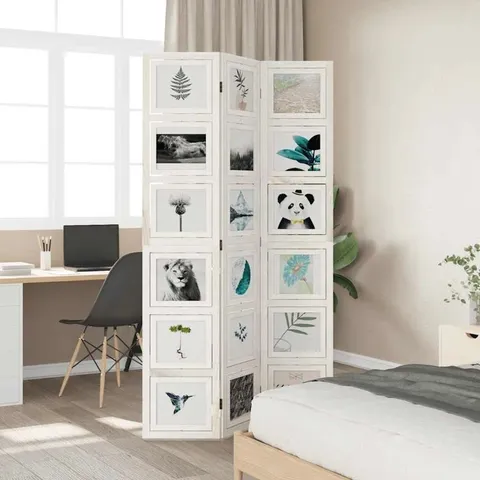 BOXED OMETA 110CM W 3 PANEL SOLID WOOD ACCENT FOLDING SCREEN 