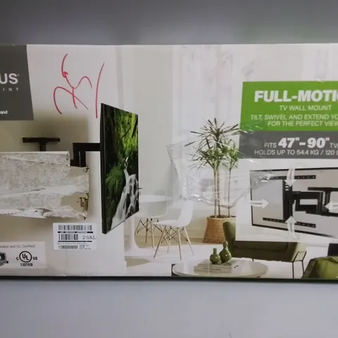 BOXED SANUS FLF325-B2 FULL MOTION 47-90" TV BRACKET