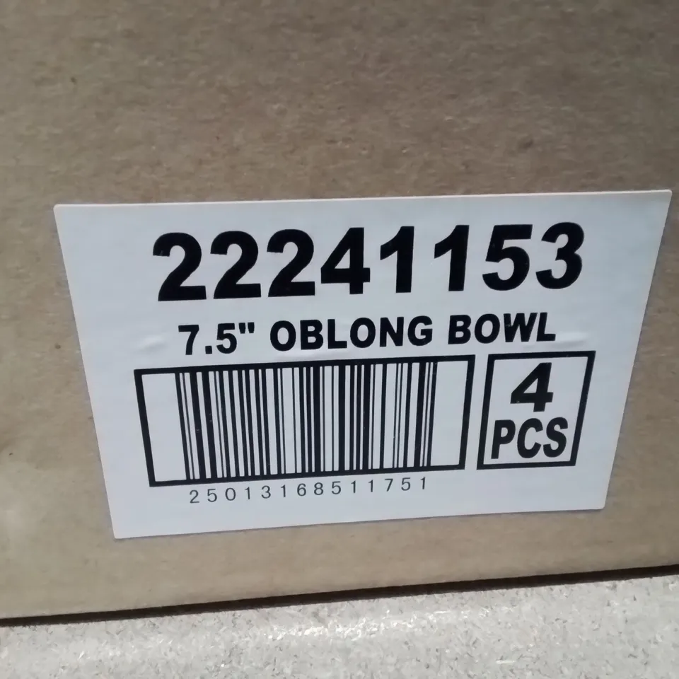 BOX OF 4 PORCELAIN DISHES 