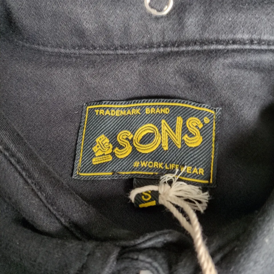 &SONS SUNDAY SHIRT BLACK FADE SMALL