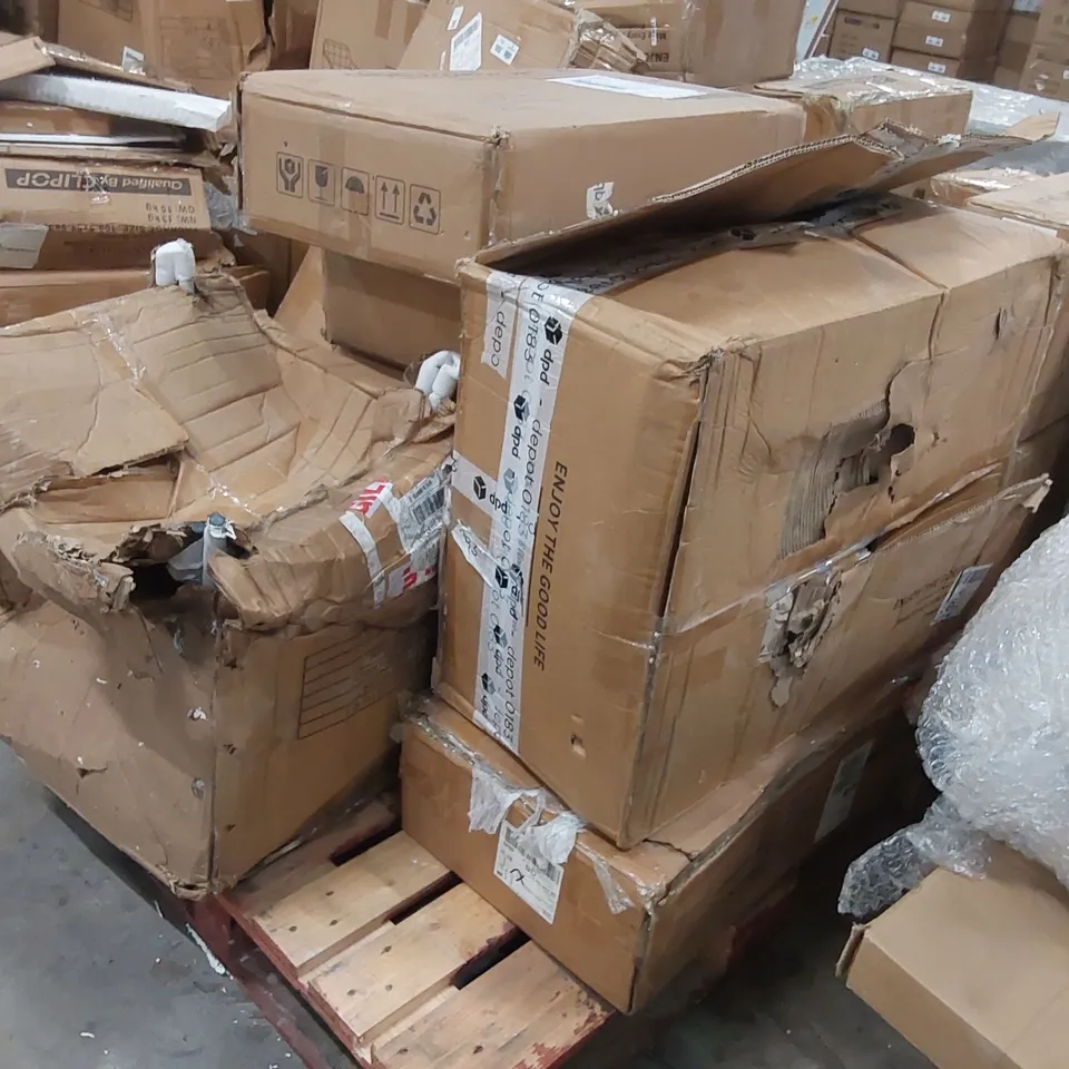 PALLET OF ASSORTED FURNITURE PARTS