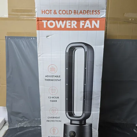 BOXED HOME SMART HOT & COLD BLADELESS TOWER FAN