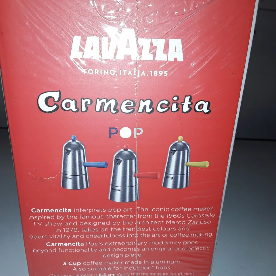 SEALED LAVAZZA GARMENCITA POP COFFEE MAKER