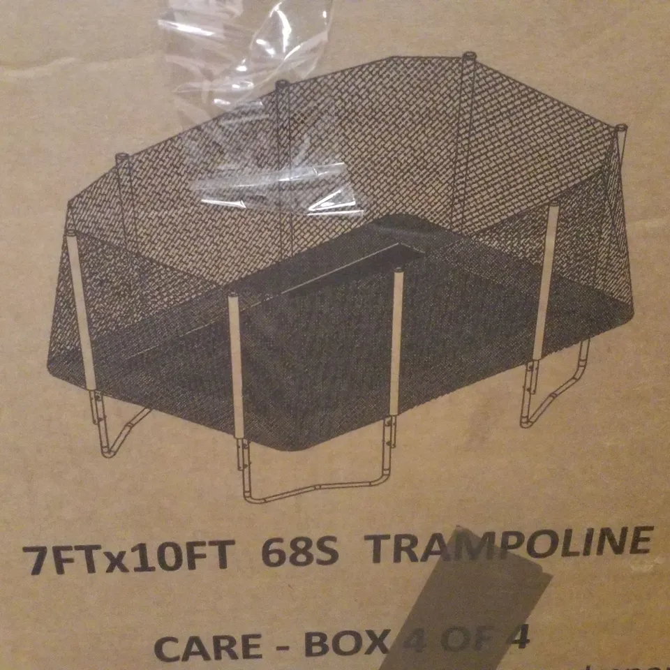 BOXED FREEPORT PARK 7×10FT BLUE TRAMPOLINE (4 BOXES)