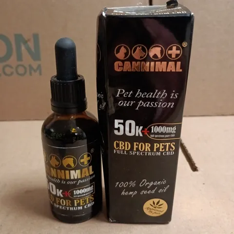 CANNIMAL CBD FOR PETS – 1000 MG CBD OIL - 50 ML