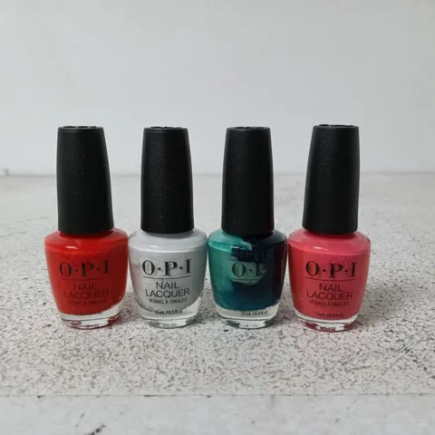 OPI NAIL LACQUER – 4 X 15ML ASSORTED COLOURS