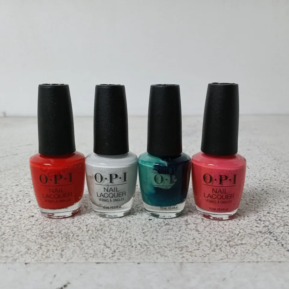 OPI NAIL LACQUER – 4 X 15ML ASSORTED COLOURS
