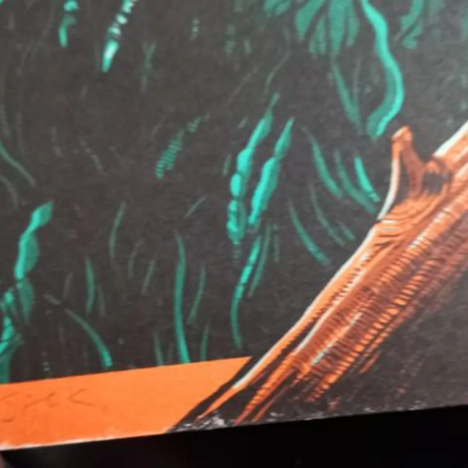 CREATURE FROM THE BLACK LAGOON GILL-MAN MOVIE FILM POSTER ART PRINT SIGNED BY MARK BELL