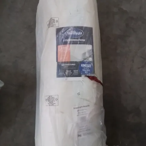 QUALITY BAGGED AND ROLLED SILENTNIGHT MEMORY FOAM KINGSIZE MATTRESS 