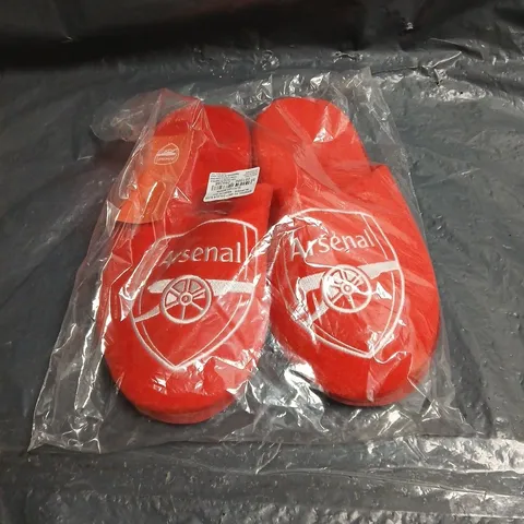 ARSENAL OFFICIAL PRODUCT, MEDIUM SLIDE SLIPPER UNBOXED