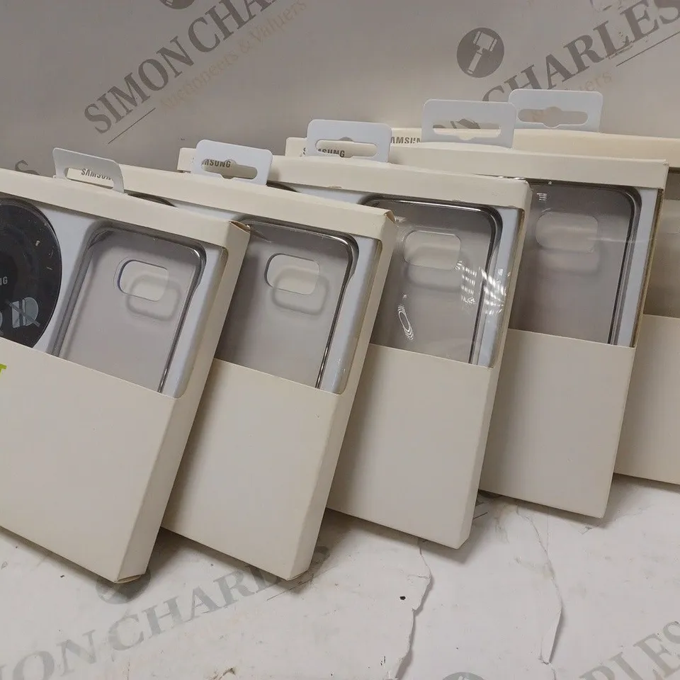 5 BOXED SAMSUNG STARTER KIT WIRELESS CHARGER & GALAXY S6 CLER COVER
