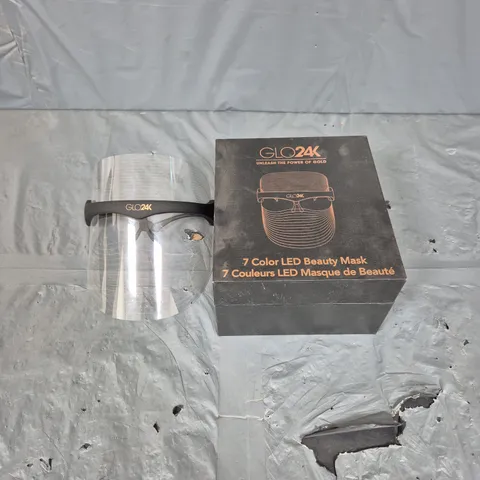 BOXED GLO24K 7 COLOUR LED BEAUTY MASK