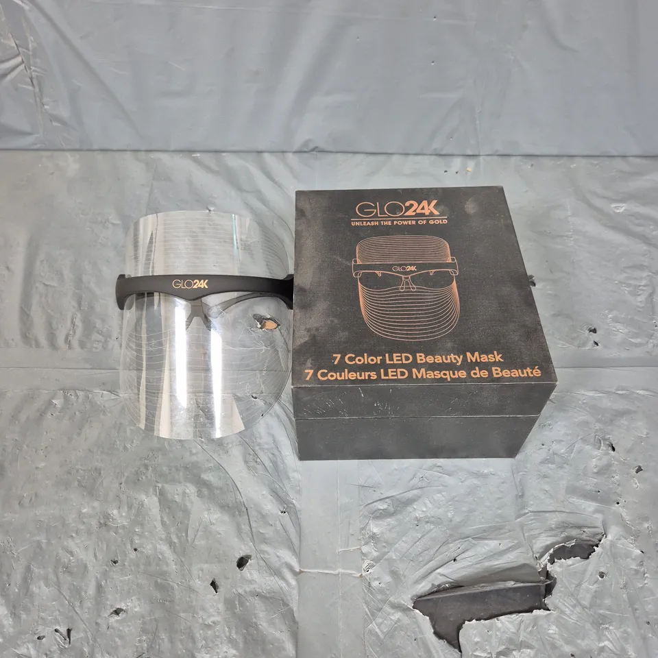 BOXED GLO24K 7 COLOUR LED BEAUTY MASK