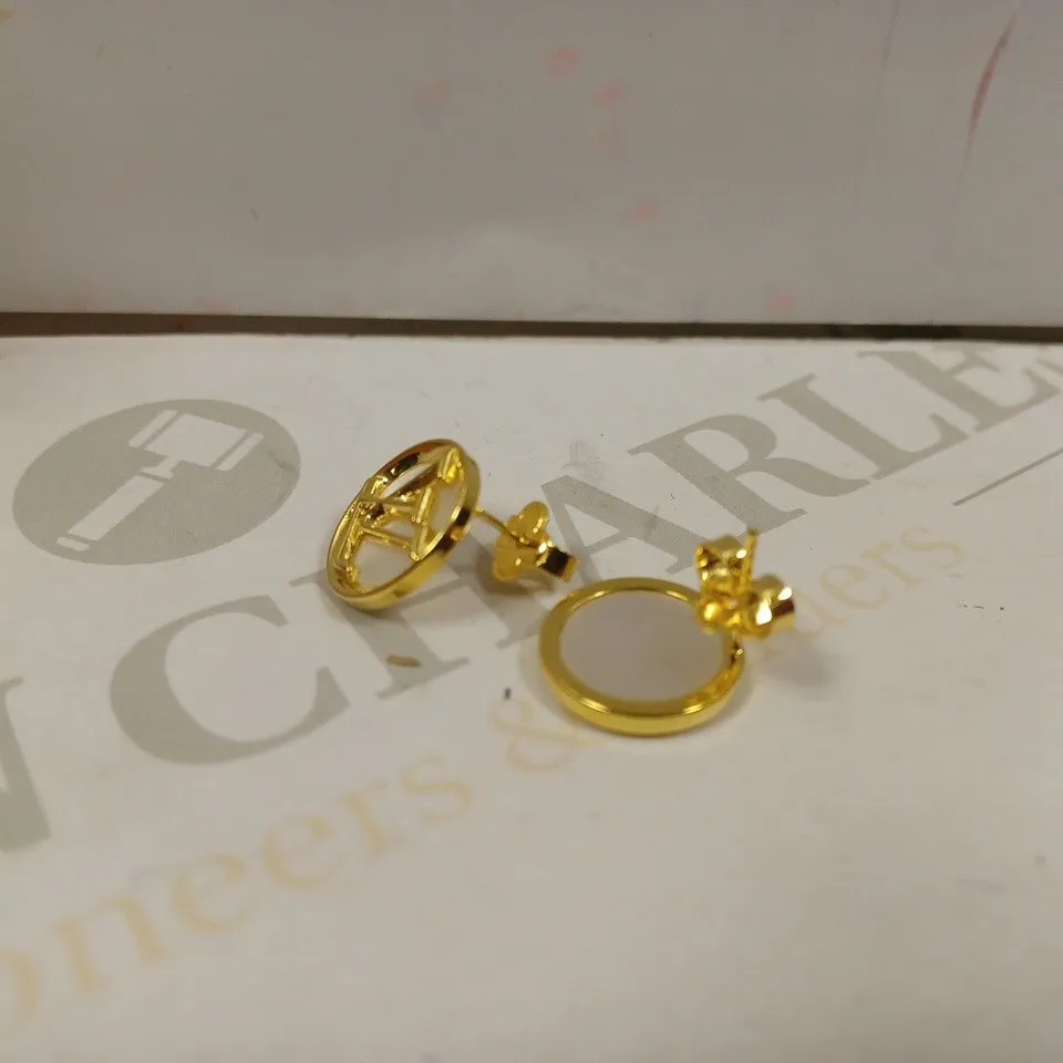 LOUIS VUITTON PEARL STUD EARRINGS 