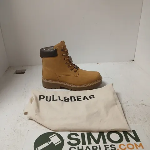 PULL&BEAR MEN'S TAN BOOTS – UK 10 (EUR 44)